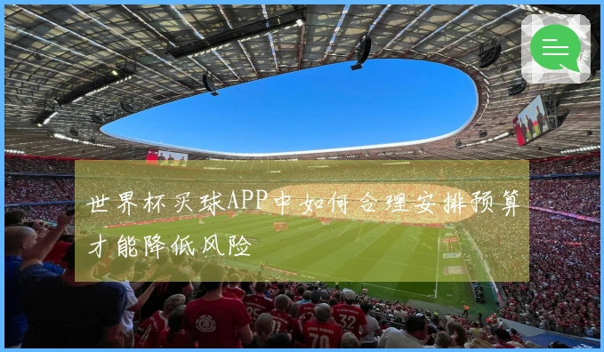 世界杯买球APP中如何合理安排预算才能降低风险